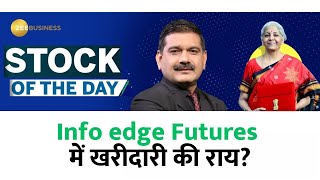 Stock Of The Day  Anil Singhvi ने दी Info edge Futures में खरीदारी की राय [upl. by Ntsud]