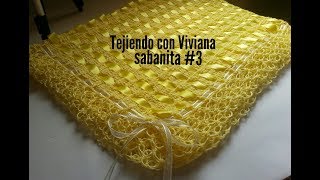 SABANITA O MANTA PARA BEBÉ fácil tejida a gancho crochet [upl. by Nnyleahs]