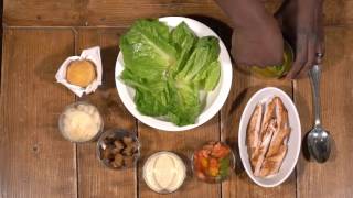 Recette en vidéo  Salade César croustillante du restaurant la Grille [upl. by Yank]