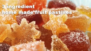 3 ingredient home made fruit pastilles [upl. by Aikehs496]