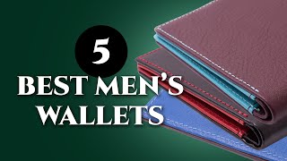 5 Best Wallets For Gentlemen  Quality Leather Billfold Card Case Phone Slim amp Mens Coat Wallet [upl. by Bromleigh]