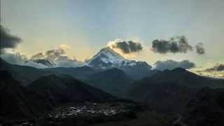 Kazbegi Mountain Timelapse Video [upl. by Faber]