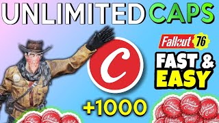 Fallout 76 How to Get Unlimited Caps Fastest Way to Earn Caps [upl. by Bully]