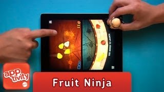 Apptivity™ Fruit Ninja™ How To Play [upl. by Akiaki]