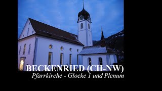 Beckenried CHNW  Pfarrkirche St Heinrich und St Andreas  Glocke 1 amp Vollgeläut Außenaufn [upl. by Farland617]