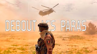 DEBOUT LES PARAS  Chant Militaire ⚔️🇫🇷 avec paroles [upl. by Ellertnom]