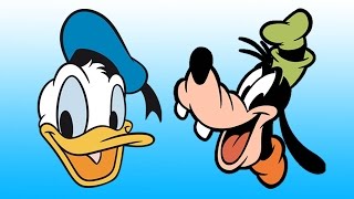 Disney and friends cartoons  Donald Mickey Pluto Goofy [upl. by Sabino173]