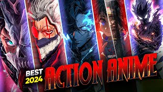 7 BEST ACTION ANIME 2024  HinEng  AJAY KA REVIEW [upl. by Kast209]