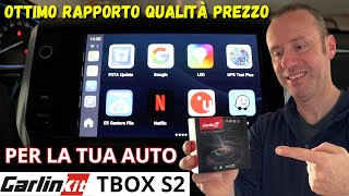 CARLINKIT Ai BOX S2 2024 RAPPORTO QUALITÀ PREZZO e hai la TV in auto CARPLAY e ANDROID AUTO WIRELESS [upl. by Tarsus948]