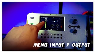 Mooer GE1000 LI  Menú Input y Output [upl. by Aissak]