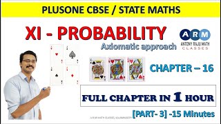 plusone maths probability chapter 16 part 3  Axiomatic approach Malayalam ExplanationCBSE amp STATE [upl. by Vergos]