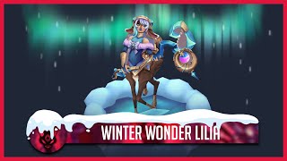 Winter Wonder Lilia custom skin  League of Legends [upl. by Jezreel]