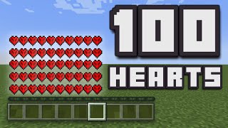 Minecraft with 100 Hearts Challenge [upl. by Ahsienad]