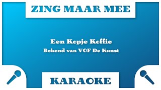 Zing Maar Mee  Een Kopje Koffie  Karaoke [upl. by Alda120]