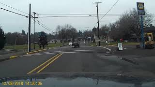 Driving through Vernonia Oregon 2018 Dec 8 [upl. by Dylan]