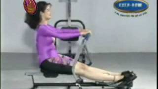 EXER ROW quotThe Power To Stay Fitquot HYDRAULIC ROWING MACHINE ULTIMATE ROWER BY FLUIDTECH FITNESS [upl. by Oiramed]