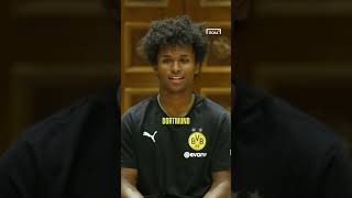 KARIM ADEYEMI plays GOALs 54321 football challenge 🏆 shorts BVB bundesliga [upl. by Sanchez]