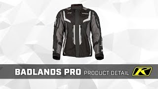 KLIM Badlands Pro  Product Detail [upl. by Hcelemile]