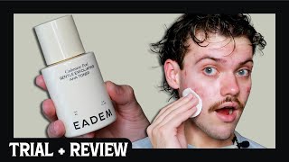 eadem cashmere peel gentle aha  pha exfoliating toner  trial  review [upl. by Earehs350]