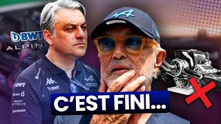 Alpine ABANDONNE son programme moteur F1  ❌ [upl. by Stevy]