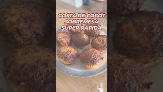 Bolinho de coco ralado super facil Receita sem leite bolodecoco receitafacil receitarapida [upl. by Bandur]