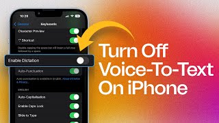 EnableDisable Speak Auto Text on iPhone iOS 17  Turn Off Voice to Text on iPhone [upl. by Edals465]