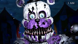 NIGHTMARE FUNTIME FREDDY JUMPSCARES  Babys Nightmare Circus [upl. by Tevis]