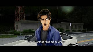 Initial D Arcade Stage 4  Part 14  Aki Wataru Akiyama [upl. by Pandich]