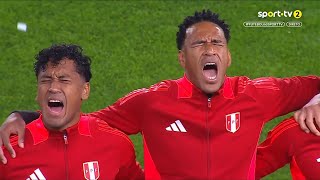 Peru vs Colombia National Anthem  FIFA World Cup 2026 Conmebol Qualifiers [upl. by Emelina]