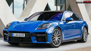 2025 Porsche Panamera 4S EHybrid  Lugano Blue  Design Showcase Footage [upl. by Renie]