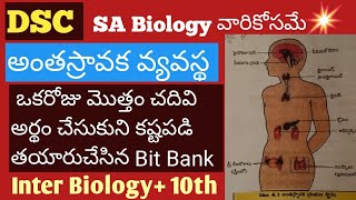 అంతస్రావక వ్యవస్థIntermediate and 10th మొత్తం chapter cover అయ్యెల Bitbank [upl. by Socem113]