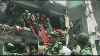 Bangladesh Factory Collapse [upl. by Crescin713]