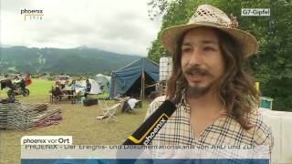 G7Gipfel Maximilian Mechsner über die Bilanz der Protestaktionen am 08062015 [upl. by Iram488]