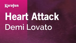 Heart Attack  Demi Lovato  Karaoke Version  KaraFun [upl. by Nilok]