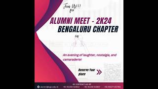 CGC Landran Alumni Association  Meet  Bengaluru Chapter Saturday November 30 2024 700 PM [upl. by Yerdua600]