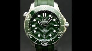 Omega Seamaster Diver 300m Green Dial  No Waitlist [upl. by Artair]