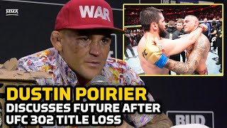 Dustin Poirier Discusses MMA Future After UFC 302 Title Loss  MMA Fighting [upl. by Lladnew]