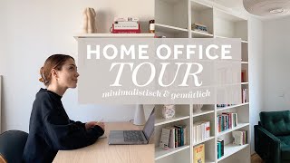 Mein neuer Arbeitsplatz Home Office Room Tour 💻💕 [upl. by Efal151]