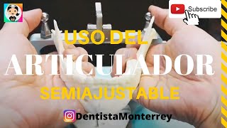 CÓMO USAR EL ARTICULADOR DENTAL 👅 Paso a Paso WhipMix ArticuladorDental [upl. by Letnoj]