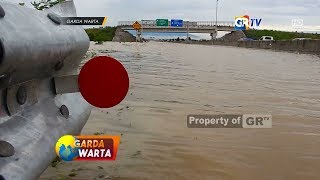 MADIUN  Banjir Tutup Akses Jalan Tol Trans Jawa dan Akibatkan Kecelakaan [upl. by Kirad]