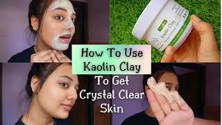 How to use Kaolin Clay in your skincare routine to get clear glowing skin skincare glowingskin [upl. by Eralcyram]