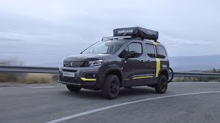 Design extérieur Peugeot Rifter 4x4 Concept Car  Vidéo officielle  2018  wwwfelinecc [upl. by Bourn]