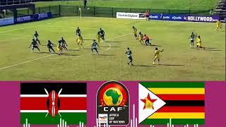 Kenya vs Zimbabwe  Africa Cup of Nations Qualifiers 2025  Full Match [upl. by Edasalof422]