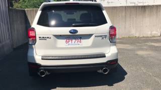 2017 Forester XT Invidia Q300 Exhaust [upl. by Anrol238]