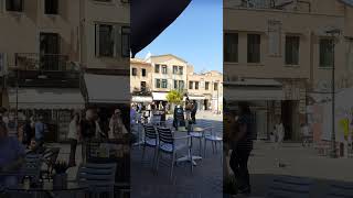 🐦 TABLE HOPPING BIRDS IN CHANIA ON THE ISLAND OF CRETE [upl. by Lhok4]