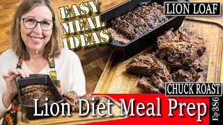 Lion Diet Meal Prep  Lion Meat Loaf  Instant Pot Chuck Roast  Day 55 Lion Diet [upl. by Yrrag845]