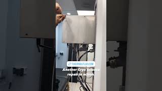 Guy fixes cryotherapy machine that freezes people in Atlanta medspa cryotherapy fitnessrecovery [upl. by Noitsuj]