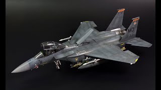 F15E Strike Eagle  172 scale GWH model kit  aircraft model [upl. by Asaert370]