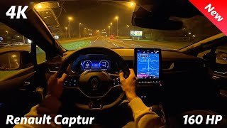 Renault Captur 2025 Night POV driving review Consumption 0100 [upl. by Aneahs]