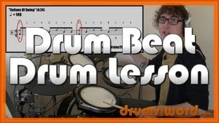 ★ Sultans Of Swing Dire Straits ★ Drum Lesson  How To Play Drum BEAT David quotPickquot Withers [upl. by Smada412]